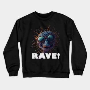 echno T-Shirt - Rave Organism - Catsondrugs.com - Techno, rave, edm, festival, techno, trippy, music, 90s rave, psychedelic, party, trance, rave music, rave krispies, rave flyer T-Shirt Crewneck Sweatshirt